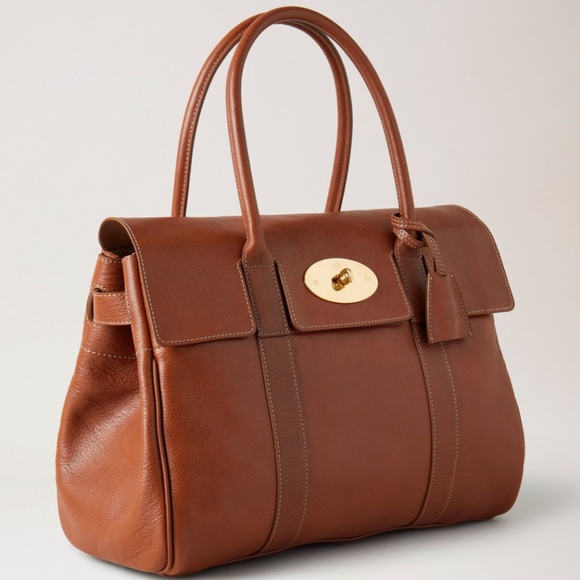Mulberry Brown Leather Tote Bag - Picture 4 of 12